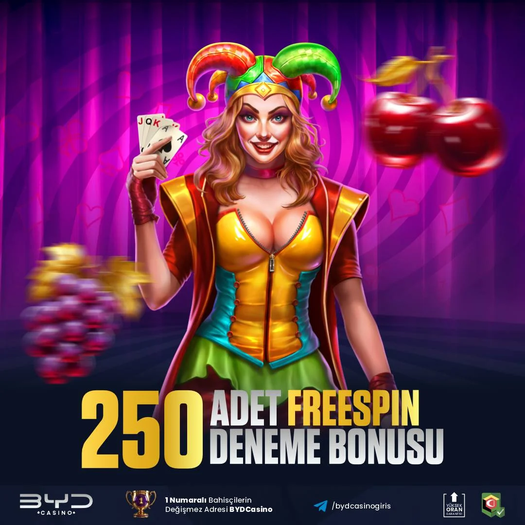 BYDCasino 250 Freespin Yatırımsız Deneme Bonusu 