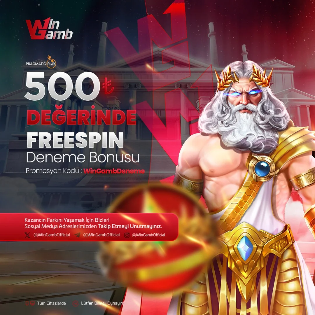 💸 WinGamb'da Yeni Üyelere Özel  🔢🔢🔢 ₺ Değerinde PRAGMATİC PLAY ÖZEL  Freespin Deneme Bonusu