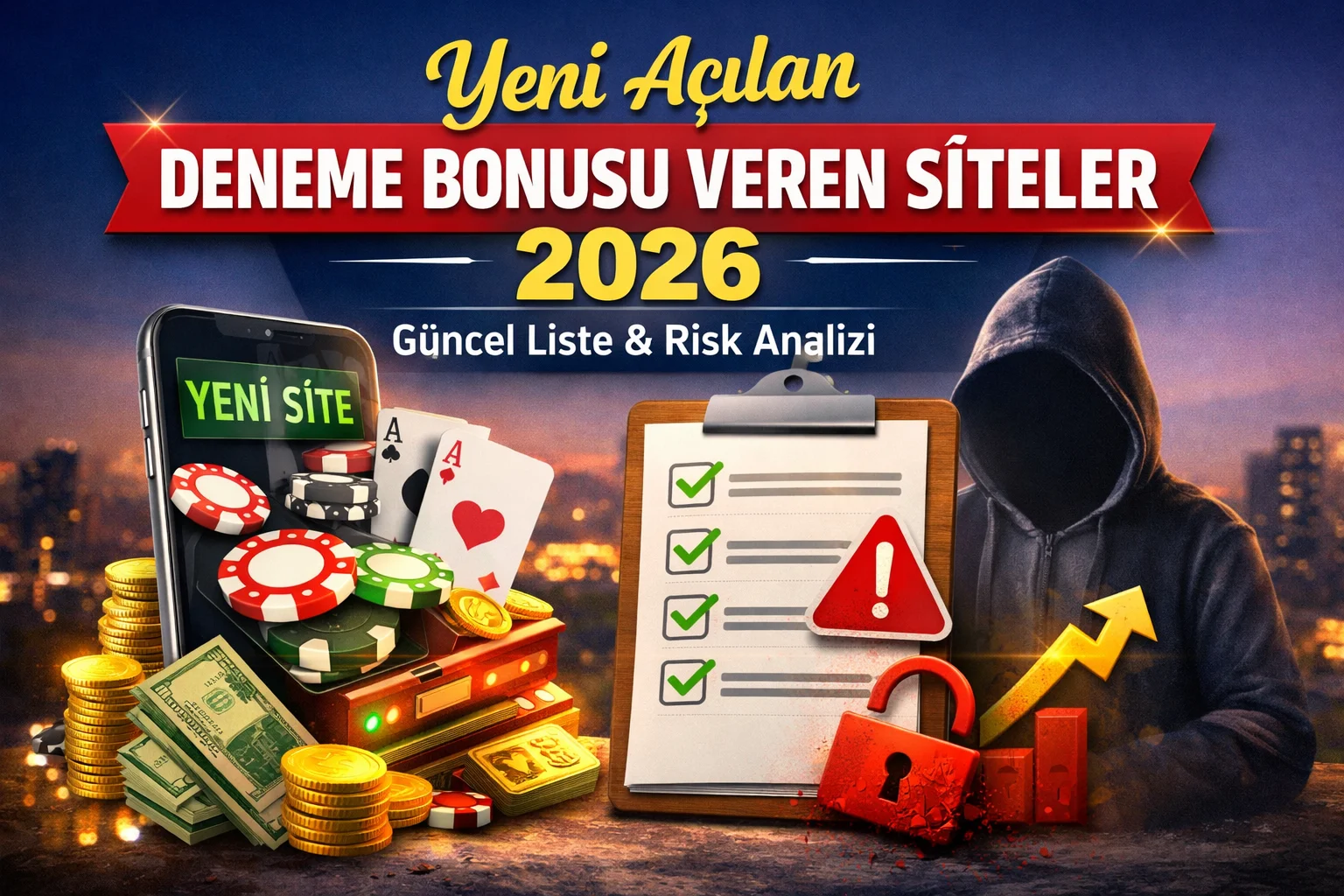 Yeni açılan deneme bonusu veren siteler 2026 – Güncel liste ve risk analizi